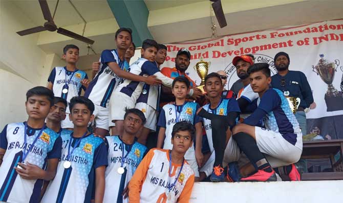 We won second prize in National Level Football 2018 competition at Goa.