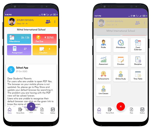 school-mobile app